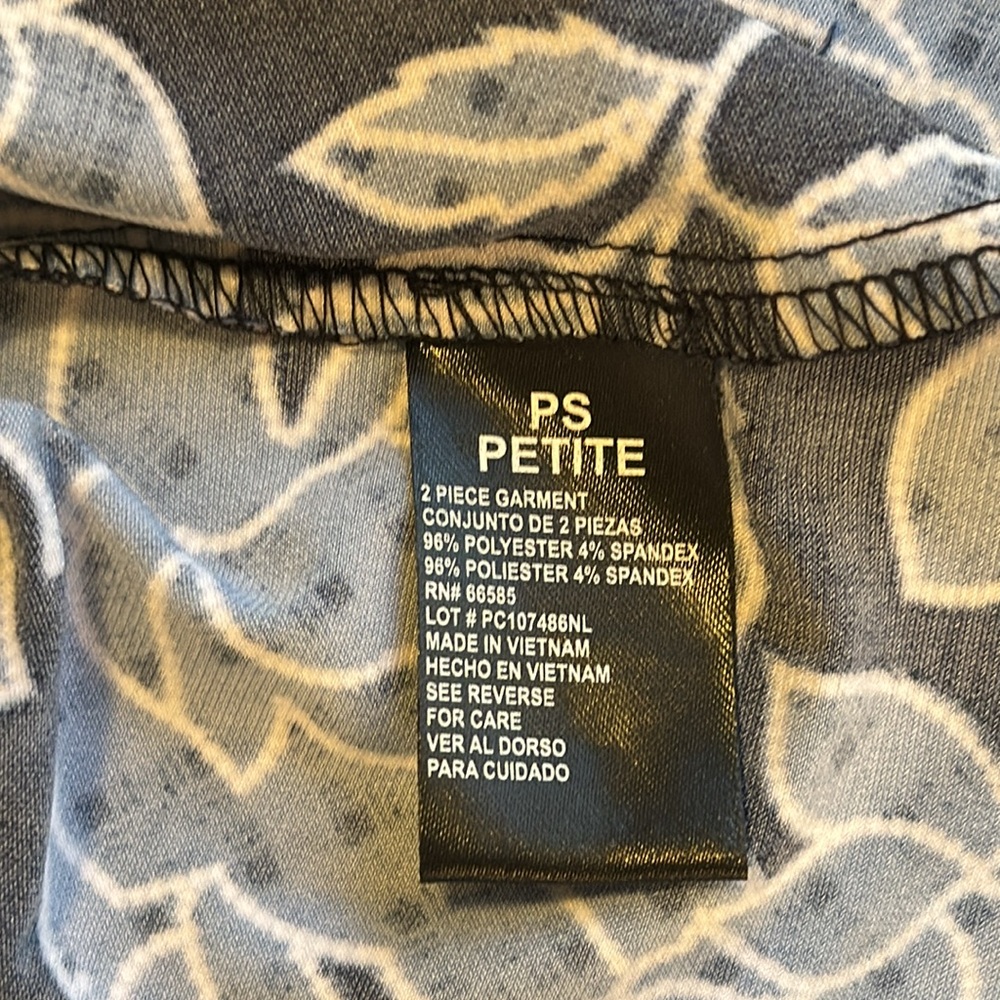 PERCEPTION PETITE EMBOSSED PRINT DRESS Sz:SP - Picture 8 of 8